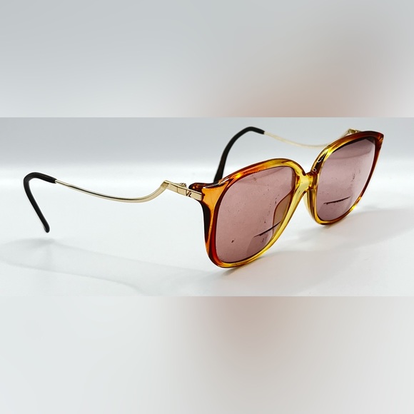 Vintage Viennaline 1479 Brown Oval Sunglasses Frames Only - Picture 1 of 8